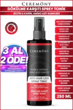تونیک اسپری مو ضد ریزش حاوی بیوتین، کافئین و ترکیب آمینویی 250 میلی لیتر - 7698