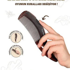 برس ماساژ ضد استاتیک و برداشتن تصویر | ویژگی تمیزکنندگی خودکار - 8093