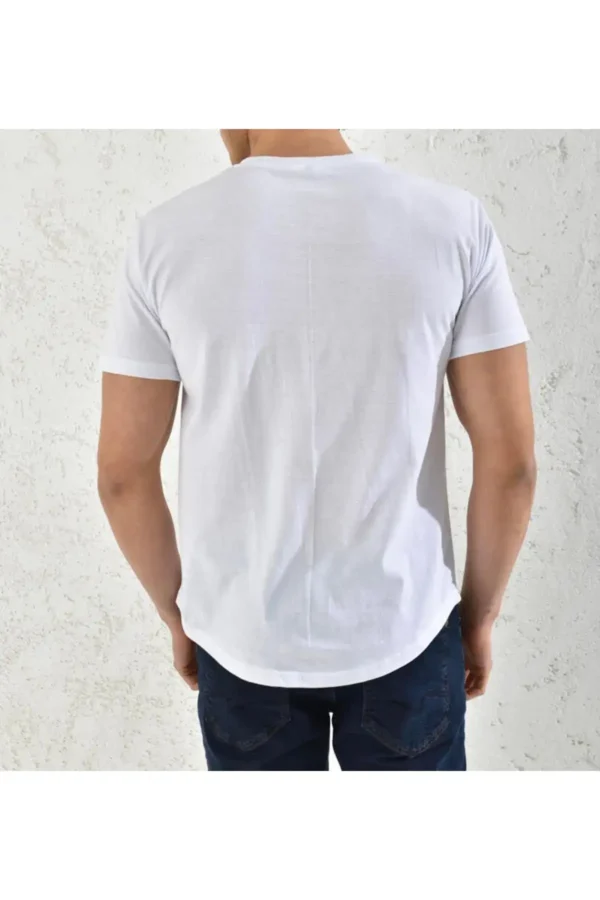 ست تیشرت دو عددی oval برش مشکی و سفید مردانه و زنانه - 7729