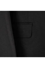 کت و شلوار مردانه ایتالیایی مدل slim fit مشکی - شامل کت، جلیقه و شلوار - 7563