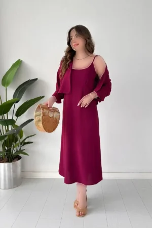 ست پیراهن و لباس گیلاس - 8139