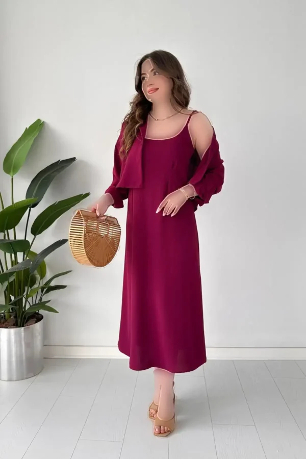ست پیراهن و لباس گیلاس - 8139