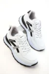 کفش اسنیکر مردانه سفید-سیاه مدل 20630 - 8283