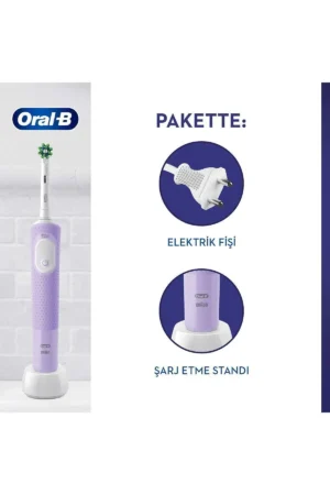 مسواک شارژی D103 ویتالیتی پرو کراس اکشن - بنفش - 8109