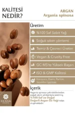 0 روغن آرگان خالص و طبیعی پرس سرد 100 میلی لیتر - تقویت کننده پوست و مو، ترمیم کننده، روشن کننده، نوسازی و درخشان کننده - 8071