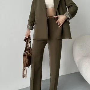 ست بارانی و شلوار گشاد - 8221