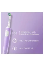 مسواک شارژی D103 ویتالیتی پرو کراس اکشن - بنفش - 8109