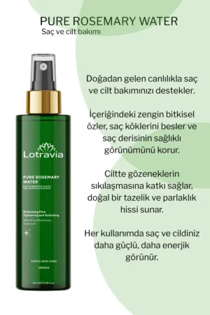 تونیک موی آب‌دار رزماری دوگانه - مؤثر در رشد سریع مو - ضد ریزش 100ml x 2 عدد - 7676