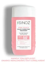 کرم ضد آفتاب مرطوب‌کننده و اصلاح‌کننده رنگ فوری صورتی با SPF50 - 9057