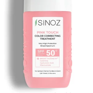 کرم ضد آفتاب مرطوب‌کننده و اصلاح‌کننده رنگ فوری صورتی با SPF50 - 9057