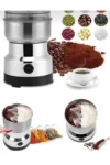 آسیاب برقی ۴ تيغه ۳۵۰ وات استیل ضد زنگ برای قهوه و ادویه و برنج - 9533
