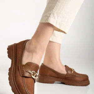 کفش loafer زنانه سوئدی با جزئیات V Toka - مدل Gen2072 - 9324