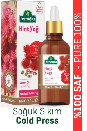 روغن هینت 50 میلی‌لیتر، 100 درصد خالص و طبیعی روغن ricinus - 8931