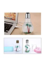 عطر اتاقی لامپ رنگی، مرطوب‌کننده هوا با نور LED، دستگاه بخار ساز اتاق، ابزار مرطوب‌کننده اتاق - 8421