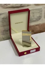 فندک شخصی گازدار رنگ زرد و خاکستری - 9587