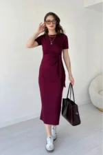لباس بلند مدل یان با گیره گردن - 9070