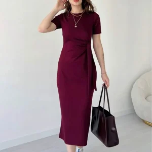 لباس بلند مدل یان با گیره گردن - 9070