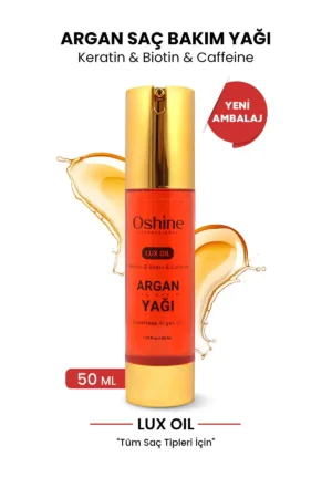 روغن مراقبت مو آرگان ترمیم‌کننده، مرطوب‌کننده و درخشان‌کننده موهای بی‌جان و کدر، لوکس‌اویل، ۵۰ میلی‌لیتر - 8917