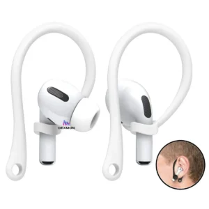 نگهدارنده سیلیکونی برای هدفون‌های AirPods نسل 1, 2, 3, 4 و Pro و Pro 2، مناسب برای جلوگیری از افتادن هدفون. - 9362