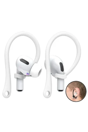 نگهدارنده سیلیکونی برای هدفون‌های AirPods نسل 1, 2, 3, 4 و Pro و Pro 2، مناسب برای جلوگیری از افتادن هدفون. - 9362
