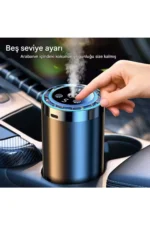 دستگاه بخار مرطوب‌کننده هوا ۴۰ میلی‌لیتر با عطر ستاره‌ای و دستگاه مرطوب‌کننده خودرو با ۴ LED رنگی مدل CV3MAX - 8422