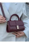 کیف دستی و دوشی زنانه نورا مدل بوردو - 9642
