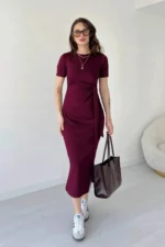 لباس بلند مدل یان با گیره گردن - 9070
