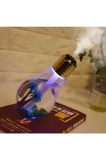 عطر اتاقی لامپ رنگی، مرطوب‌کننده هوا با نور LED، دستگاه بخار ساز اتاق، ابزار مرطوب‌کننده اتاق - 8421