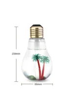 عطر اتاقی لامپ رنگی، مرطوب‌کننده هوا با نور LED، دستگاه بخار ساز اتاق، ابزار مرطوب‌کننده اتاق - 8421
