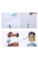 عطر اتاقی لامپ رنگی، مرطوب‌کننده هوا با نور LED، دستگاه بخار ساز اتاق، ابزار مرطوب‌کننده اتاق - 8421