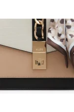 کیف دستی و دوشی زنانه کائلا - رنگ بژ - 9418
