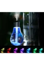 عطر اتاقی لامپ رنگی، مرطوب‌کننده هوا با نور LED، دستگاه بخار ساز اتاق، ابزار مرطوب‌کننده اتاق - 8421
