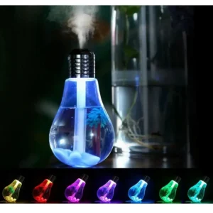 عطر اتاقی لامپ رنگی، مرطوب‌کننده هوا با نور LED، دستگاه بخار ساز اتاق، ابزار مرطوب‌کننده اتاق - 8421