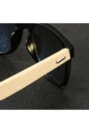 عینک آفتابی پلاریزه چوبی وینتیج بامبو - 9582