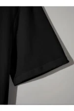 تی‌شرت کوتاه‌سيل با یقه گرد و طرح چاپی از جنس پنبه، مدل اوور سایز یونیسکس برند کوبو. - 8837