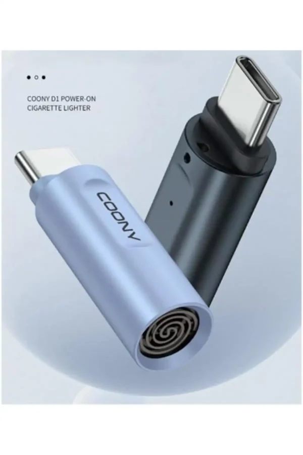 فندک الکترونیکی مدرن با ورودی USB نسل جدید، فندک قابل حمل برای تلفن همراه - 8443