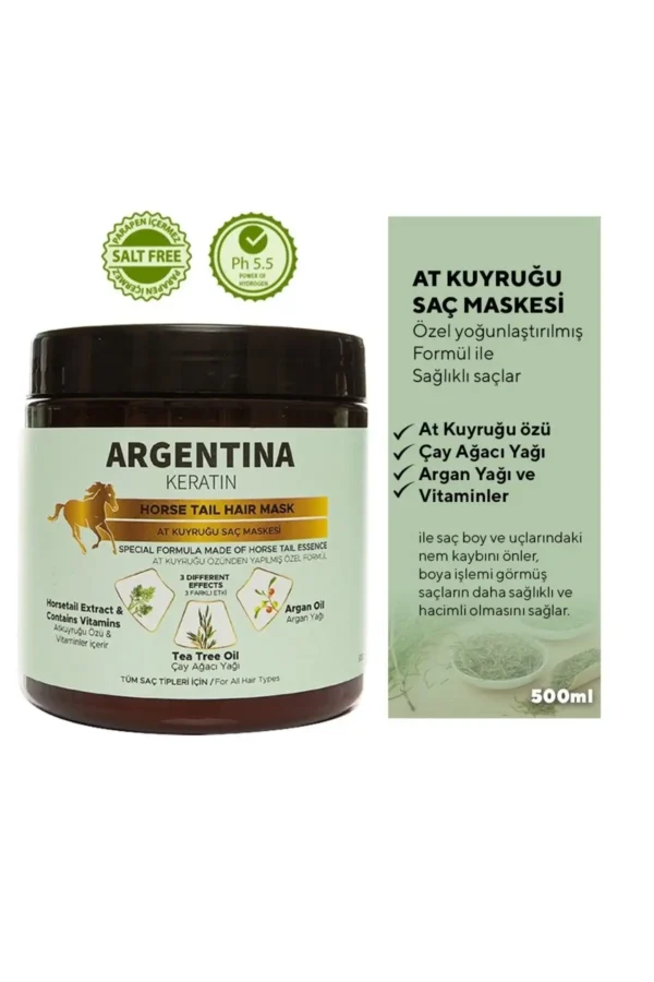 ست مراقبت از مو با کراتین و روغن آرگان آرژانتینی سه عددی - 8946