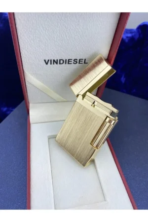 فندک گازی دپونت با چرخ جانبی و جعبه‌دار - 9594