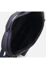 کیف مردانه چرمی حقیقی رنگ سرمه‌ای - 9692