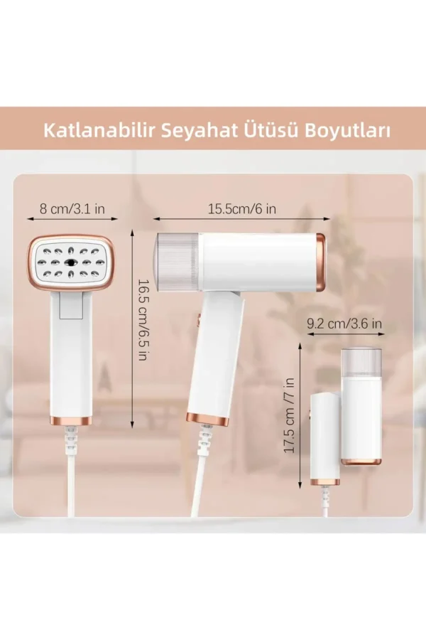 میو X20sm 18 گرم در دقیقه بخار قوی و پرتابل با پایه استیل ضد زنگ، اتو مخصوص رفع چروک - 8486