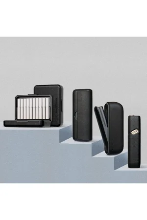 کیف چرم سیاه سازگار با IQOS ILUMA - 8472