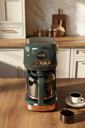 مخلوط کن قهوه با فیلتر سبز و نمایشگر دیجیتال مدل فر-اف‌سی۰۹ ولوتو - 9546
