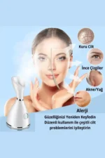 دستگاه بخار صورت نانو یونیونیک - دستگاه پاک کننده صورت، باز کننده منافذ، مرطوب کننده - 9254