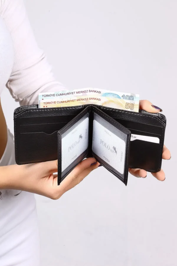 ست کیف کمری، کیف کارت، جاکلیدی، فندک هدیه‌ای سیاه - مدل ست-3012-chx - 8482