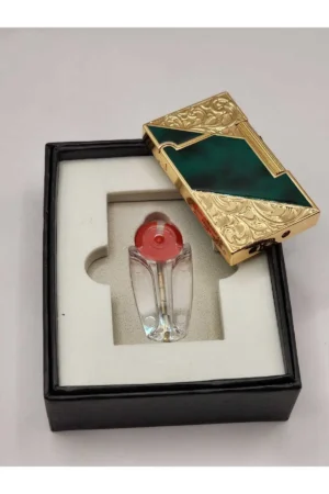 فندک گازی مدل پرومیس با طرح گلدوزی - 9603