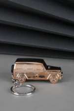 کلید روی جیب چراغ قوه USB شارژ قابل حمل، طراحی خاص، فندک طلایی مدل ۲۴csm042usbr - 9179