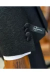 ست دامادی شلوار و کت دکمه‌دار یقه‌شال با طراحی slim fit به سبک ایتالیایی رنگ مشکی T12024 - 9386