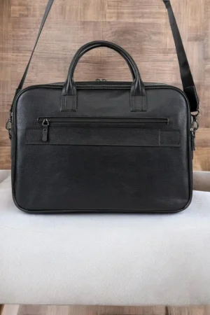 کیف لپ‌تاپ و مدارک زنانه و مردانه مدل لوکس چرم طبیعی سایز ۱۴ و ۱۵.۶ اینچ - 9696