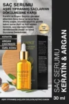 سرم روغن مو برای موهای بسیار سوخته و آسیب‌دیده با خاصیت افزایش طول سریع - روغن مراقبتی کراتین و آرگان 30 میلی‌لیتر - 8964