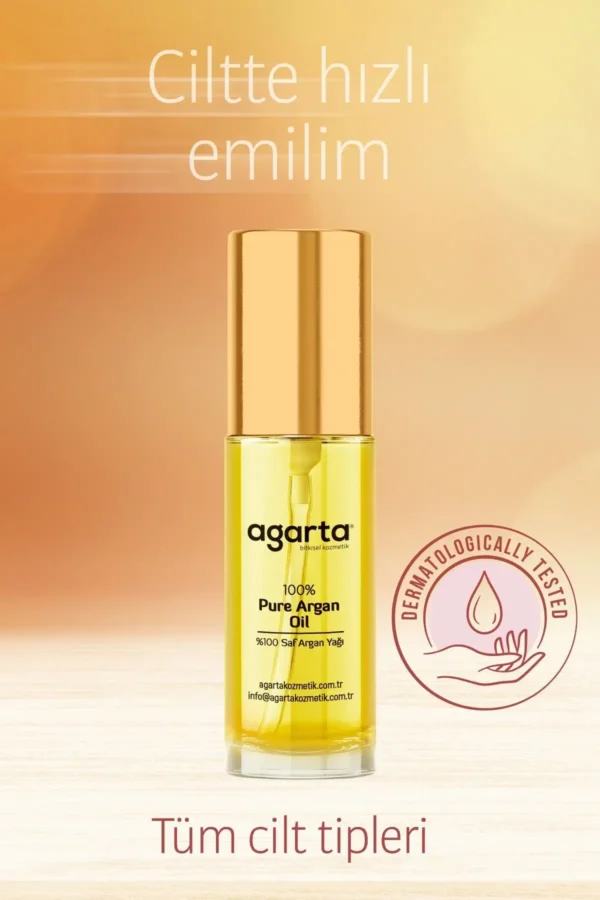 روغن آرگان 100% ارگانیک پرس سرد - روغن مراقبت ترمیمی برای مو و بدن 20 میلی‌لیتر - 8948